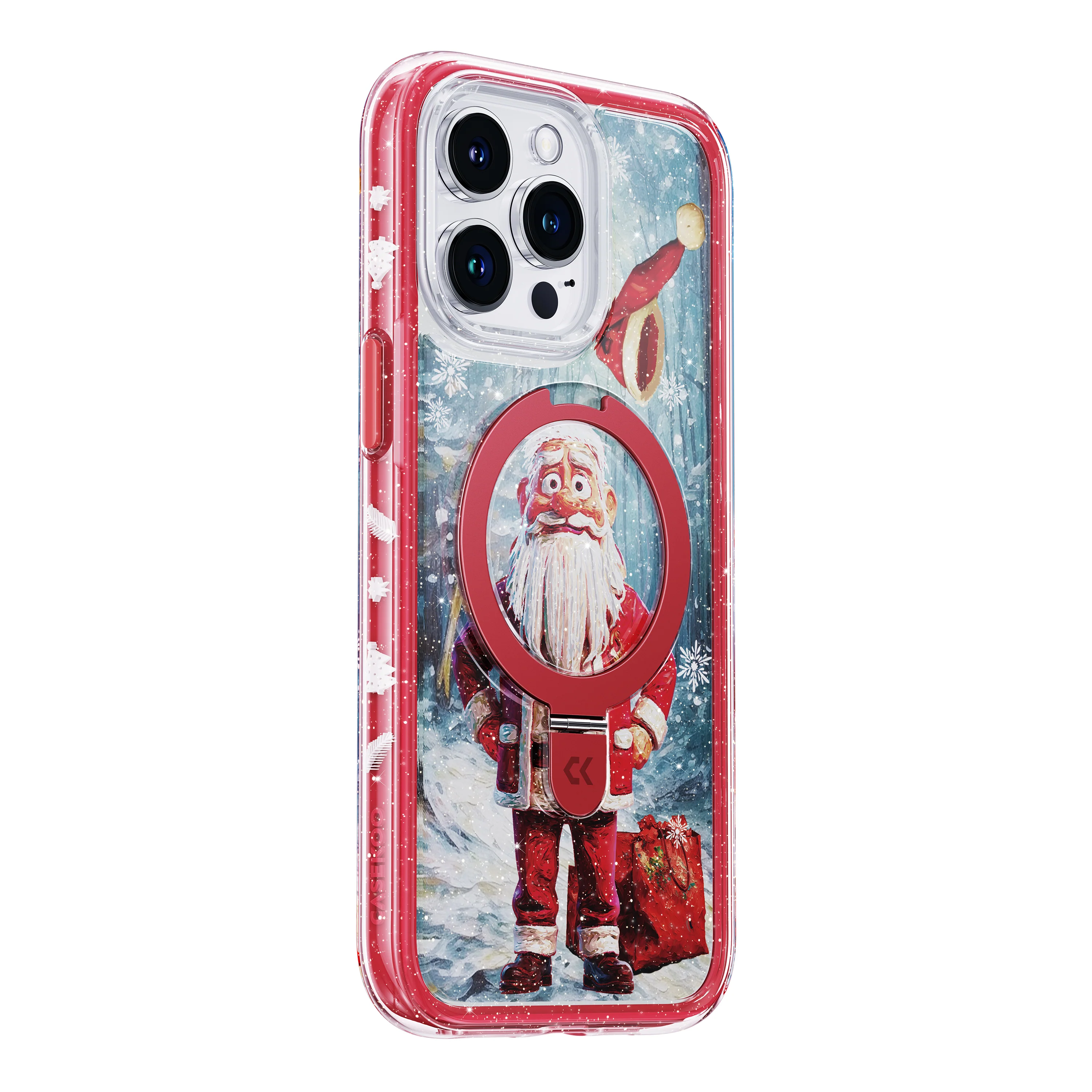 Christmas Santa Claus Air Cushion Magic Stand Case - Image 5