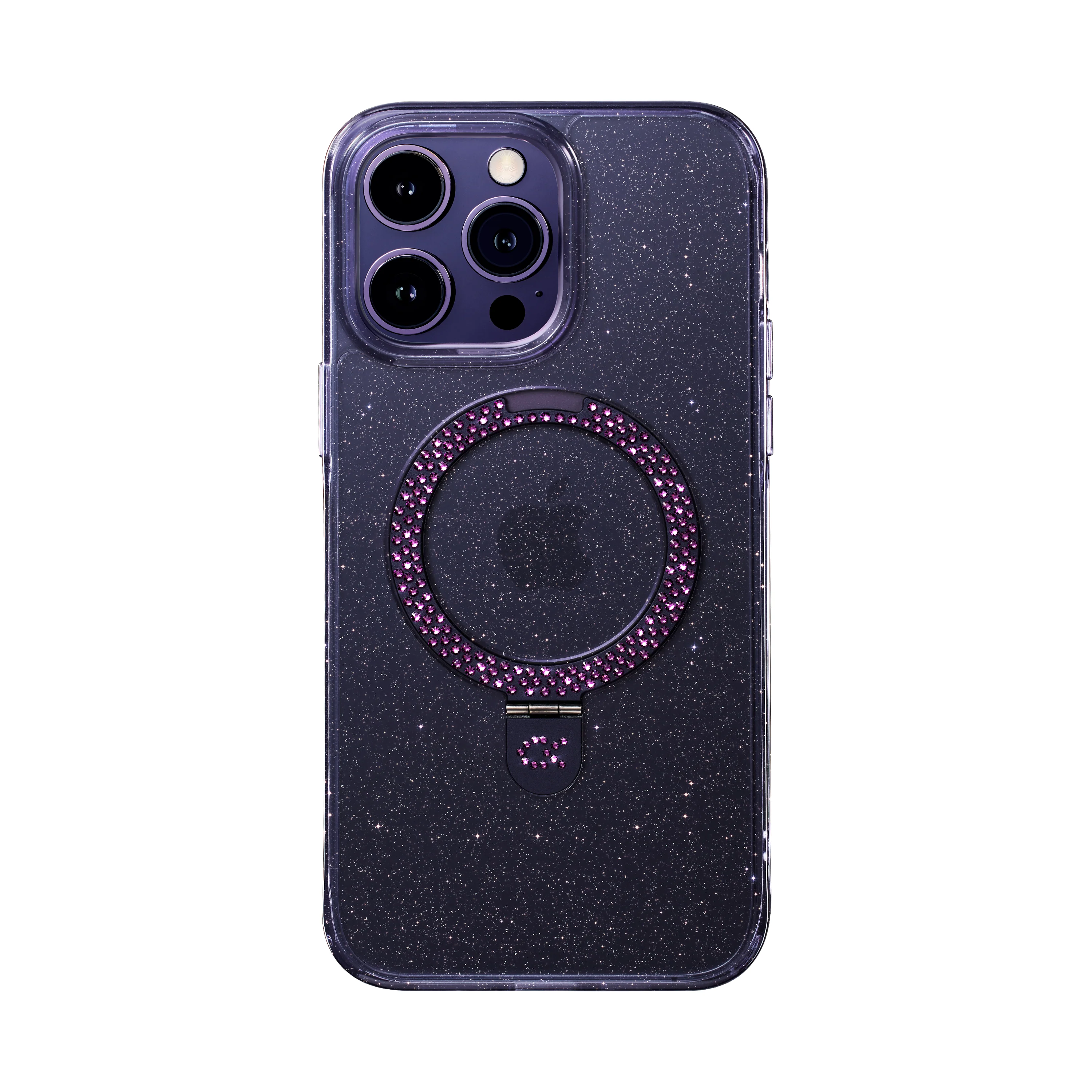Crystal-Inlayed Glitter Magic Stand Case - Image 3